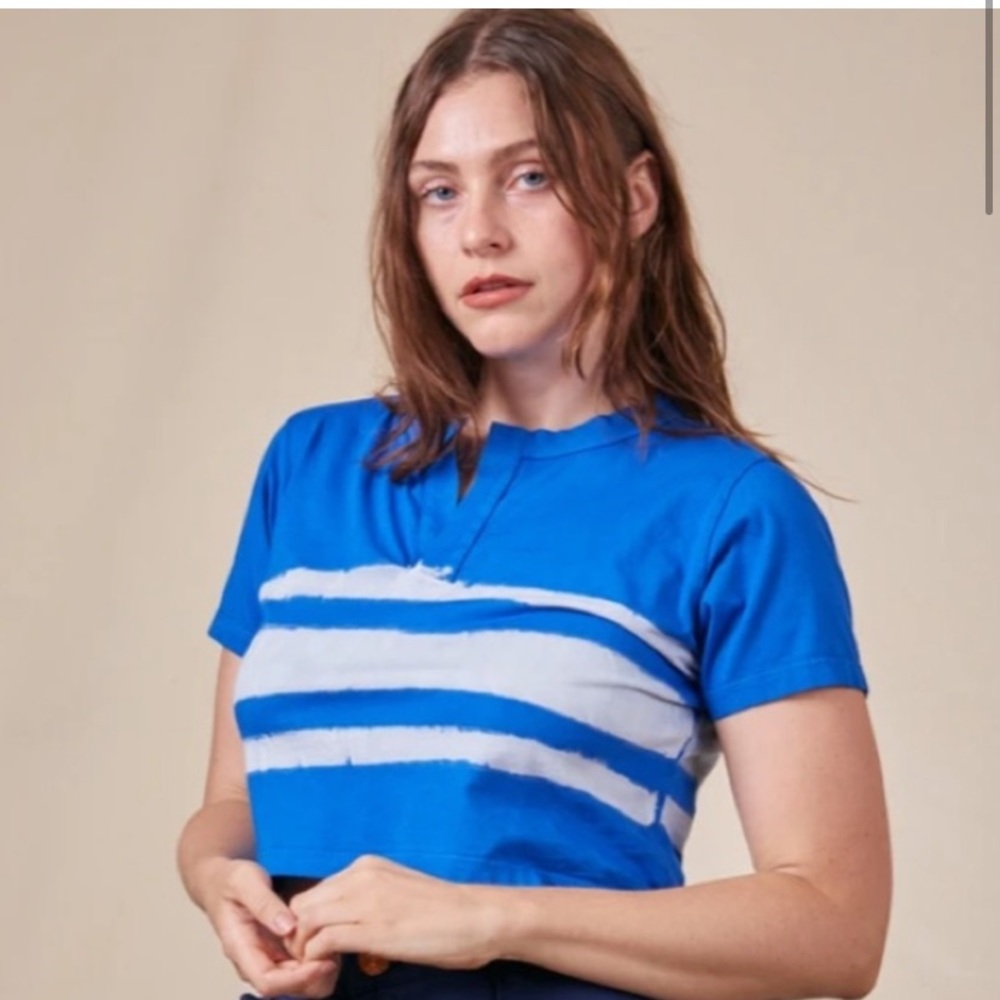 BIG BUD PRESS Cropped Henley XS
